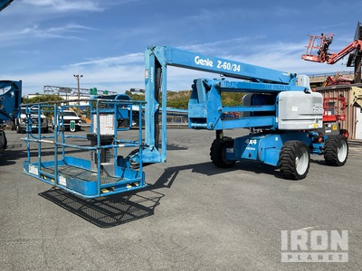 2012 Genie Z60/34 4WD Diesel Articulating Boom Lift