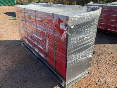 2025 Suihe 7FT-WB-10D-2 7 ft 10-Drawer Workbench (Unused)