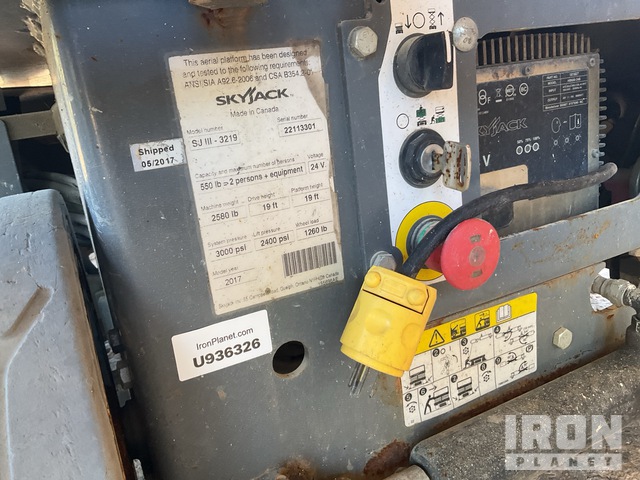 ELEVADOR TIJERA 2017 SKYJACK 3219