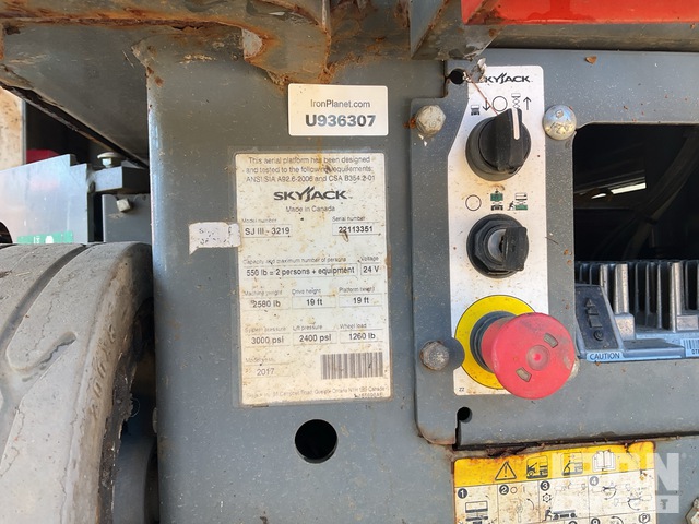 ELEVADOR TIJERA 2017 SKYJACK SJIII3219