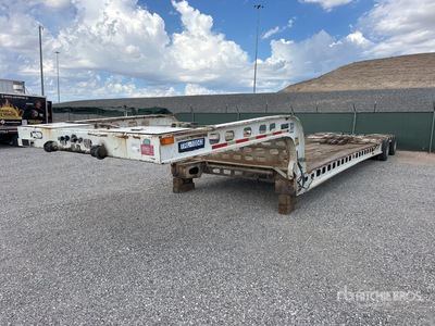 2007 Murray EW 16-Wheel Expandable Axle Removable Gooseneck مقطورة لوبوي