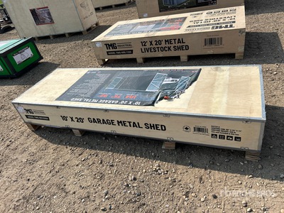 TMG MS1020A 10 ft x 20 ft Metal 倉庫 (Unused)