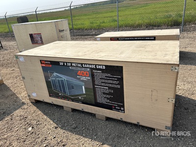 TMG MS2020 20 ft x 20 ft Metal 倉庫 (Unused)