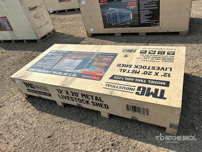 TMG MSL1220 12 ft x 20 ft Metal Schuilplaats voor vee (Unused)