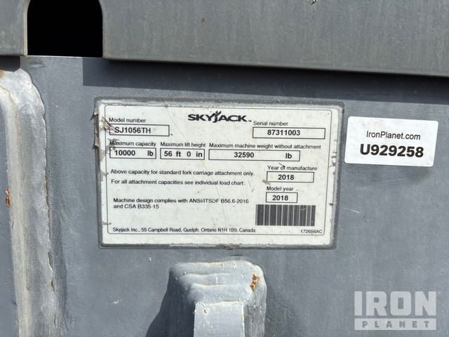 MANIPULADOR 2018 SKYJACK