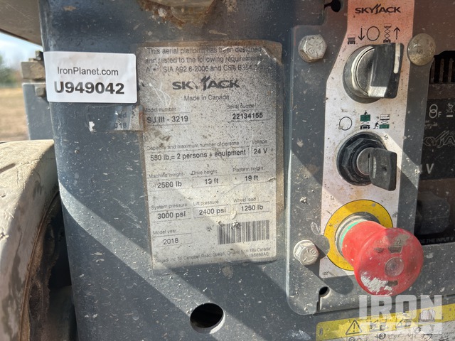 ELEVADOR TIJERA 2018 SKYJACK SJIII3219