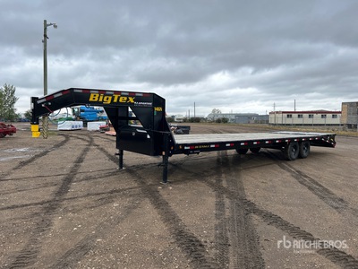 2025 Big Tex 14GN-30D5A-MRBK 30 ft T/A Gooseneck Plant Trailer (Unused)