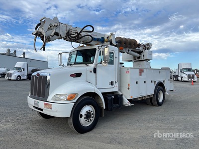 2007 Lift-All LD-47-1S-RT on 2007 Peterbilt 335 4x2 Digger Derrick Truck