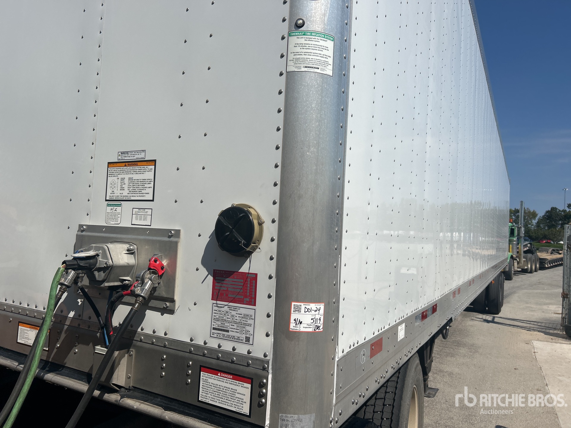 2022 Great Dane 53 ft T/A Van Trailer