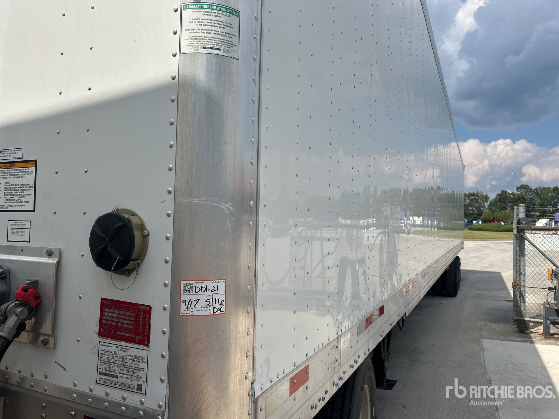 2022 Great Dane 53 ft T/A Van Trailer