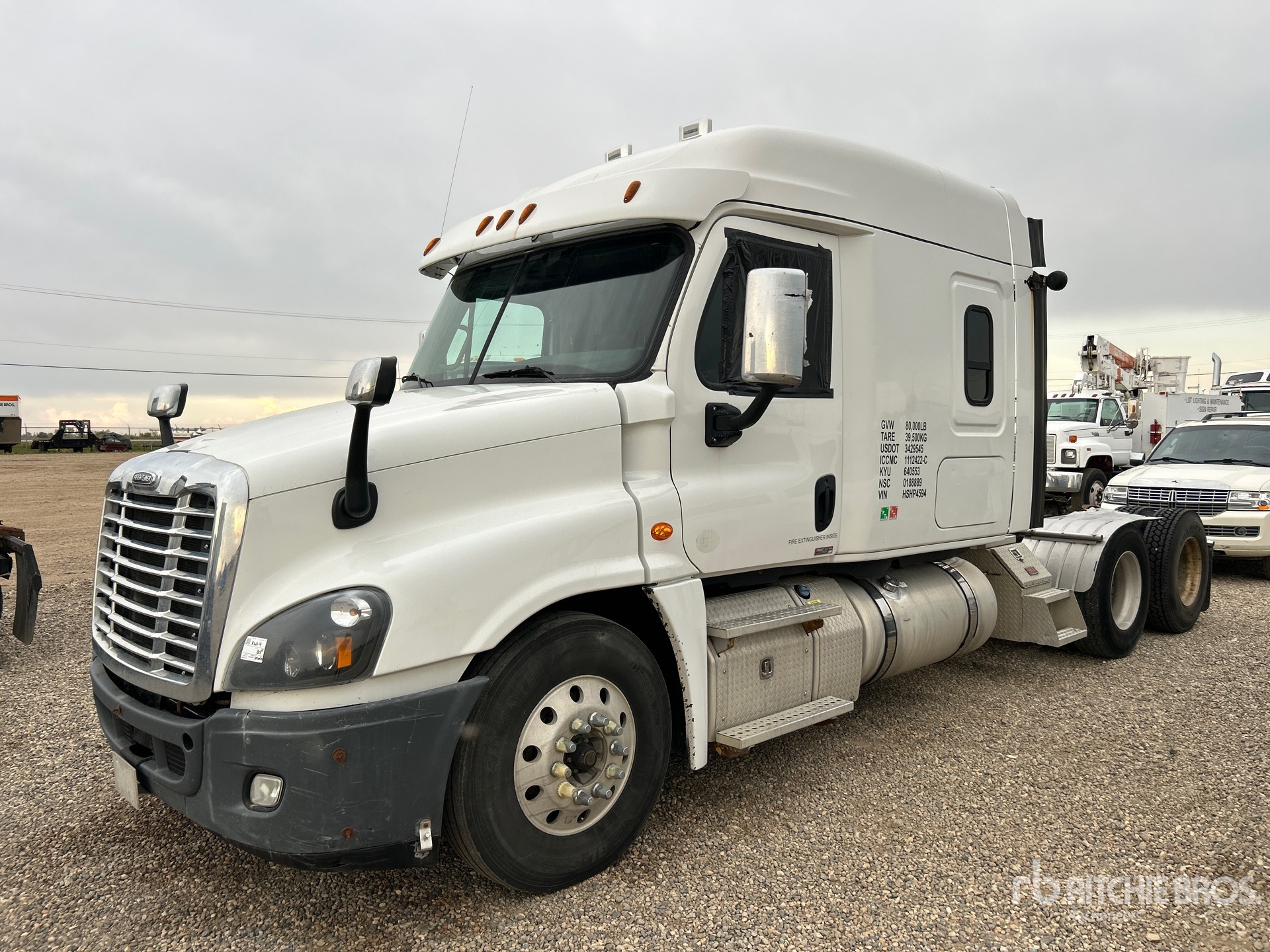 2017 Freightliner Cascadia 125 Tracteur Routier Couchette