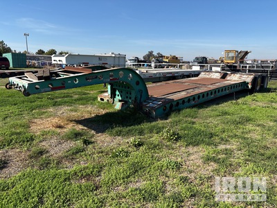 1970 Cozad 16-Wheel 16 Tire Lowboy Trailer
