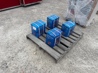 Quantity of (4) 2024 Powertek 20T 20 ton Air Bottle Jack (Unused)