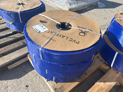 Quantity of (4) 2024 Powertek 2"-300FT 2 in lay Flat Water Hose (Unused)
