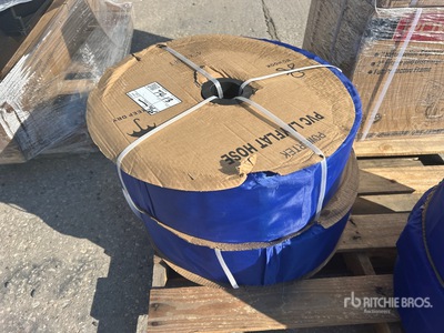 Quantity of (2) 2024 Powertek 4"-300FT 300FT PVC 4 in Lay Flat Hose (Unused)