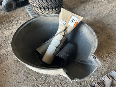 10 in Auger Poly Hopper