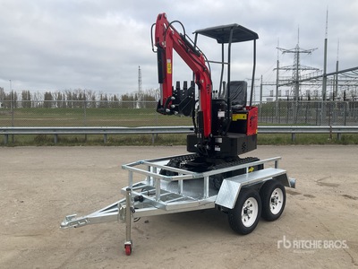 2025 JPC HT12 Mini pelle hydraulique (Unused)