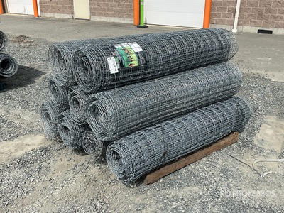 Quantity of (9) 100 ft x 5 ft Rolls of Horse Fencing (Unused)