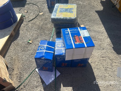 2024 Powertek 20T lifter Qty(4) 20 Ton Air Bottle Jack (Unused)