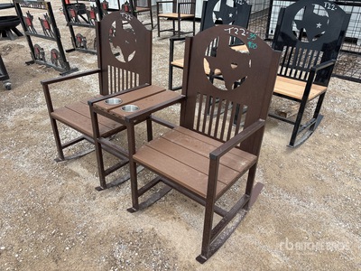 Outdoor Dual Metal Rocker (Unused)