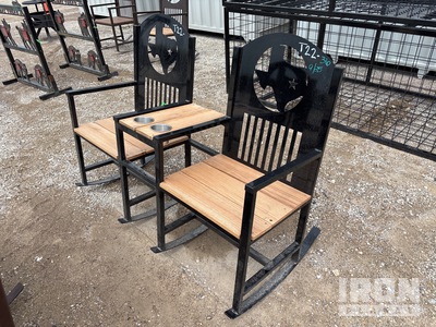 Outdoor Dual Metal Rocker (Unused)