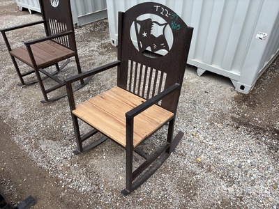 Metal Outdoor Rocking Chair (Unused)