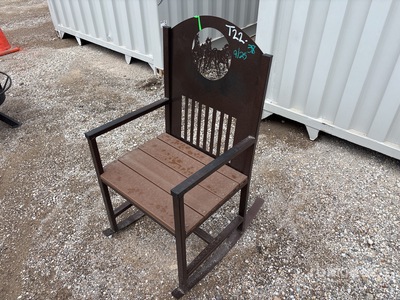 Outdoor Metal Rocking Chair (Unused)