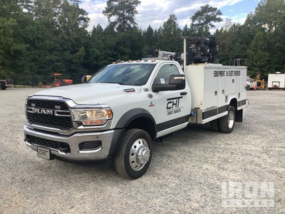 2024 Ram 5500 4x2 2012 service bed, Crane, Compressor and Lube tanks Service Truck