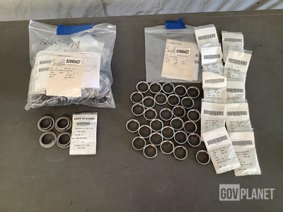 (49) AVOX Systems 358-15 Ring Retaining Nuts & (39) AVOX Systems 232-203 Rings