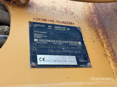 2002 Cat 14H Motoniveladora