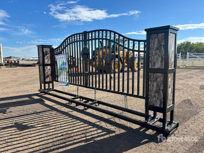 2025 Chery Industrial 20 ft x 7 ft 5 in Steel Heavy Duty Bi-Parting Driveway Gate (Unused)