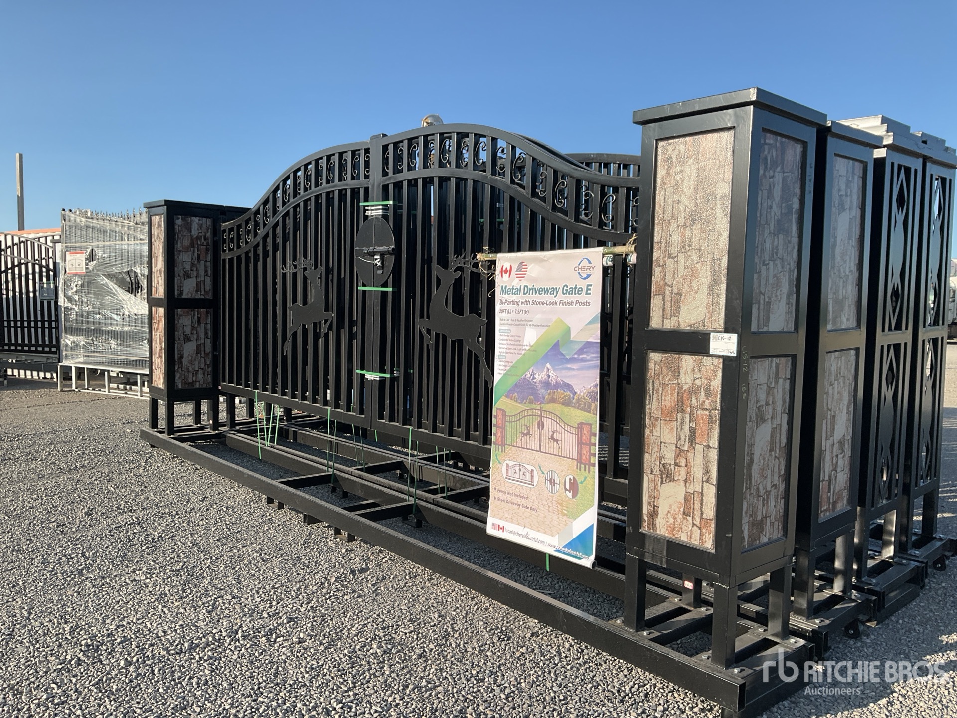 2025 Chery Industrial 20 ft x 7 ft 5 in Steel ドライブウェイ ゲート (Unused)