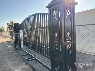 2025 Chery Industrial 20 ft x 7 ft 6 in Steel Bi-Parting Driveway Gate (Unused)