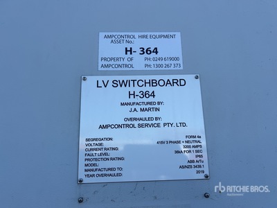 2019 LV Switchboard ABB ArTu Varios otros