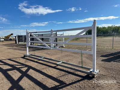 2025 Chery Industrial 20 ft x 7 ft Steel Heavy Duty Bi-Parting Driveway Gate (Unused)