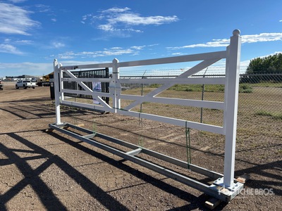2025 Chery Industrial 20 ft x 7 ft Steel Heavy Duty Bi-Parting Driveway Gate (Unused)