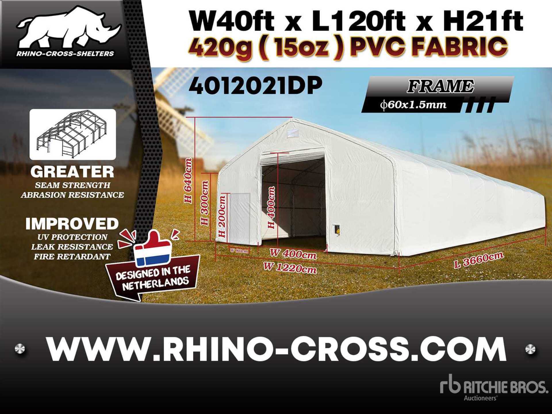 2025 Rhino-Cross 4012021DP Storage Building (Unused)