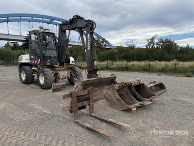 2013 Mecalac 12MTX Pelle Sur Pneus Wheel Excavator