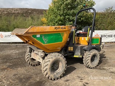 2018 Mecalac 3 ton 4x4 Swivel dumper