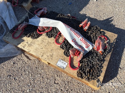 Quantity of (8) 2025 Landhonor LHR-G80 Double Leg Chain スリング (Unused)