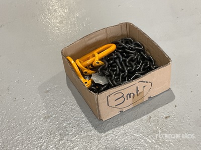 Quantity of (2) 4250 kg Leg Lifting Chain 3mtr. Sling