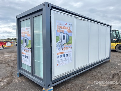 JQ SHELTER 5.9 m x 6.4 m Portable Folding Expandable House (Unused)