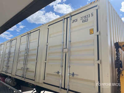 2025 40 ft High Cube Multi-Door Storage Container