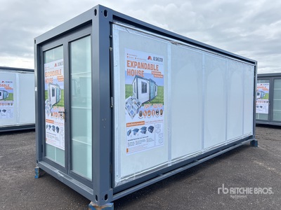 JQ SHELTER 5.9 m x 6.4 m Portable Folding Expandable House (Unused)