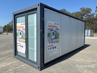 2025 JQ SHELTER 5.9 m x 6.2 m Portable Folding Expandable House (Unused)