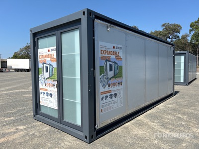 2025 JQ SHELTER 5.9 m x 6.2 m Portable Folding Expandable House (Unused)