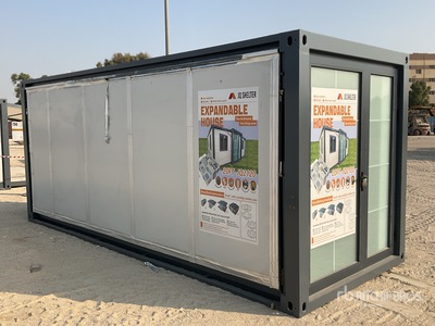 JQ SHELTER JQ2120 2.2 m x 5.9 m Expandable Container House Storage Building (Unused)