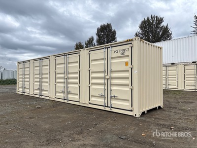 2025 40 ft High Cube Multi-Door Storage Container (Unused)