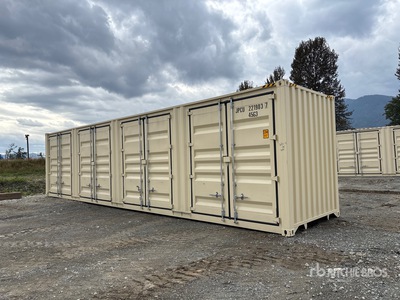 2025 40 ft High Cube Multi-Door Storage Container (Unused)