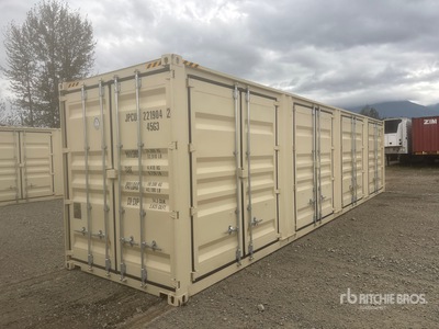 2025 40 ft High Cube Multi-Door Container per stoccaggio